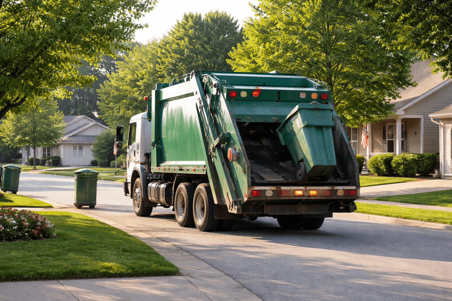 Waste Services of Wichita garbage truck